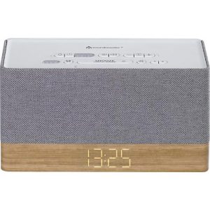 Soundmaster UR630WE, Soundmaster Bluetooth-Radiowecker, Holzapplikation Soundmaster UR630WE, Soundmaster Bluetooth-Radiowecker, Holzapplikation