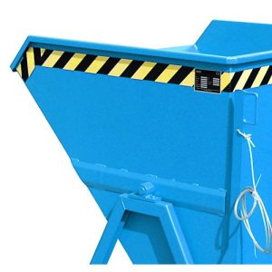 Späne-Kippmulde Bauer SKS 550, Stahl, blau, B 1250 x T 1200 x H 1170 mm, 550 l, bis 1000 kg, Rollen, Ablasshahn, Manuelle Kippvorrichtung Späne-Kippmulde Bauer SKS 550, Stahl, blau, B 1250 x T 1200 x H 1170 mm, 550 l, bis 1000 kg, Rollen, Ablasshahn, Manuelle Kippvorrichtung
