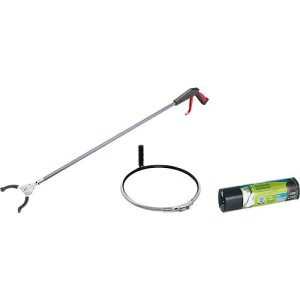 Sparset Greifzange Greifboy 50 + Beutelboy & Secolan® Schwerlast-Abfallsäcke COEX, 120 l, grau, 10 Stück Sparset Greifzange Greifboy 50 + Beutelboy & Secolan® Schwerlast-Abfallsäcke COEX, 120 l, grau, 10 Stück
