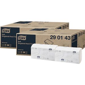 Sparset Papierhandtücher Tork® Advanced® H3, 2-lagig & geprägt, Zickzack-Faltung, FSC®-Papier, weiß, 2 Kartons á 15 Pack mit je 250 Blatt Sparset Papierhandtücher Tork® Advanced® H3, 2-lagig & geprägt, Zickzack-Faltung, FSC®-Papier, weiß, 2 Kartons á 15 Pack mit je 250 Blatt