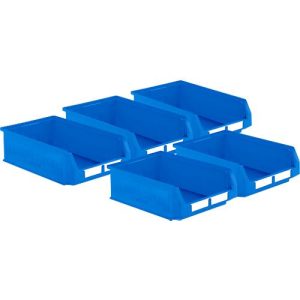Sparset Sichtlagerkästen SSI Schäfer LF 531, Polypropylen, B500xT312xH145 mm, 16,5 l, blau, 5 St. Sparset Sichtlagerkästen SSI Schäfer LF 531, Polypropylen, B500xT312xH145 mm, 16,5 l, blau, 5 St.