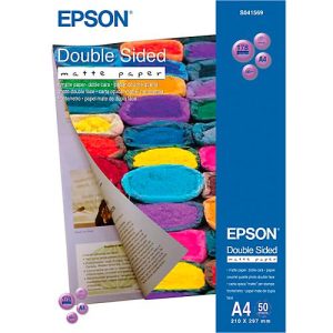 Spezialpapier EPSON ‚Double-Sided Matte Paper‘, 50 Blatt Spezialpapier EPSON ‚Double-Sided Matte Paper‘, 50 Blatt
