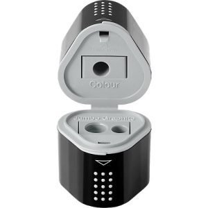 Spitzerdose FABER-CASTELL Grip, schwarz Spitzerdose FABER-CASTELL Grip, schwarz