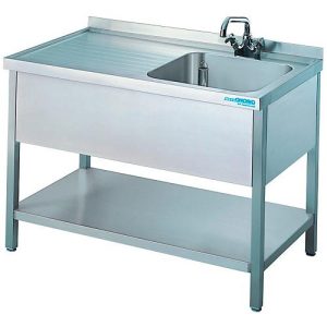 Spültisch, Becken rechts Spültisch, Becken rechts
