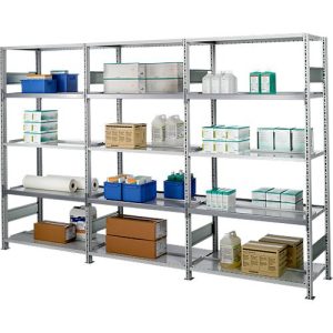 SSI Schäfer Archivregal, Grundfeld, 5 Böden, B 995 x T 600 mm, lackiert SSI Schäfer Archivregal, Grundfeld, 5 Böden, B 995 x T 600 mm, lackiert