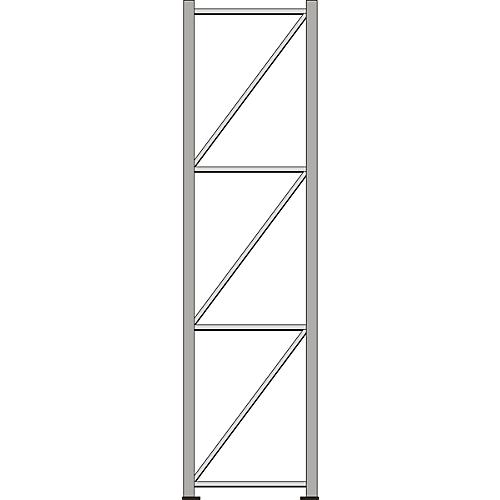 Ständerrahmen, für Regalsystem WR 600, H 3000 x T 600 mm