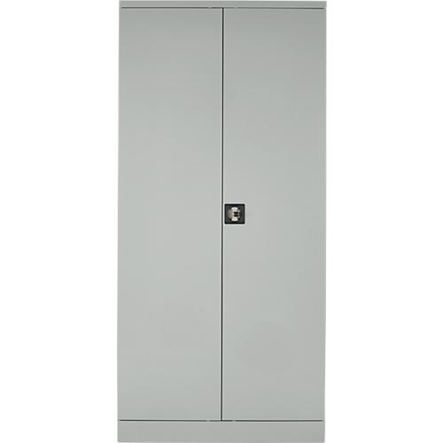 Stahlschrank, B 916 x T 422 x H 1950 mm, lichtgrau RAL 7035