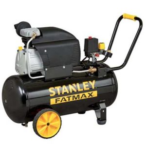 Stanley Fatmax D250/10/50s – Elektrischer Kompressor mit Wagen – Motor 2.5 PS – 50 Lt – Druckluft Stanley Fatmax D250/10/50s – Elektrischer Kompressor mit Wagen – Motor 2.5 PS – 50 Lt – Druckluft