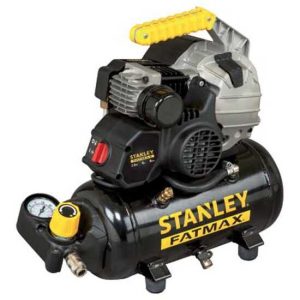 Stanley Fatmax HY 227/8/6E – Kompakter tragbarer elektrischer Kompressor – Motor 2 PS – 6 Lt Stanley Fatmax HY 227/8/6E – Kompakter tragbarer elektrischer Kompressor – Motor 2 PS – 6 Lt