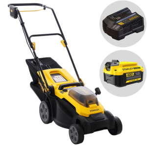 Stanley SCMWP3401M1-QW – Akku-Rasenmäher – 18V 4.0Ah – Schnittbreite 34 cm Stanley SCMWP3401M1-QW – Akku-Rasenmäher – 18V 4.0Ah – Schnittbreite 34 cm