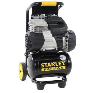 Stanley Sil Air 244/10 PCM – Elektrischer Kompressor mit Wagen – Motor 1.5 PS – 10 Lt – leise oilless Stanley Sil Air 244/10 PCM – Elektrischer Kompressor mit Wagen – Motor 1.5 PS – 10 Lt – leise oilless