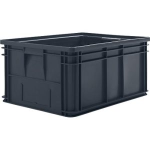 Stapelkasten 14/6-1, 71 l, eisengrau, 3 Stück
