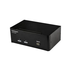 StarTech.com 2 Port DisplayPort Dual Monitor KVM Switch – DisplayPort KVM – 4K 60 Hz – KVM-/Audio-/USB-Switch – 2 Anschlüsse StarTech.com 2 Port DisplayPort Dual Monitor KVM Switch – DisplayPort KVM – 4K 60 Hz – KVM-/Audio-/USB-Switch – 2 Anschlüsse