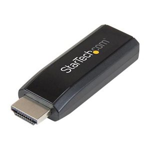StarTech.com HDMI to VGA Adapter – Aux Audio Output – Compact – 1920×1200 – HDMI to VGA (HD2VGAMICRA) – Videokonverter StarTech.com HDMI to VGA Adapter – Aux Audio Output – Compact – 1920×1200 – HDMI to VGA (HD2VGAMICRA) – Videokonverter