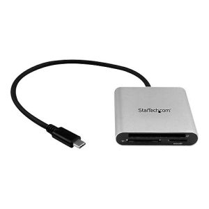 StarTech.com USB 3.0 Kartenleser mit USB-C – SD, MicroSD, CompactFlash Speicherkartenleser mit USB-C Kabel – Kartenleser – USB 3.0