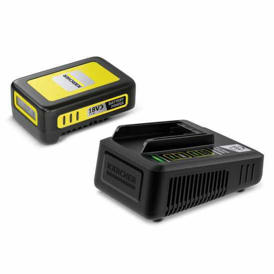 Starter Kit Battery Power 18 V / 2.5 Ah und Akkuladegerät Fast Charger Karcher