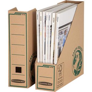 Stehsammler BANKERS BOX® Serie Earth, bis A4, Griffloch, Beschriftungsfeld & Archivdruck, B 82 x T 268 x H 304 mm, Recyclingkarton, braun, 20 Stück Stehsammler BANKERS BOX® Serie Earth, bis A4, Griffloch, Beschriftungsfeld & Archivdruck, B 82 x T 268 x H 304 mm, Recyclingkarton, braun, 20 Stück