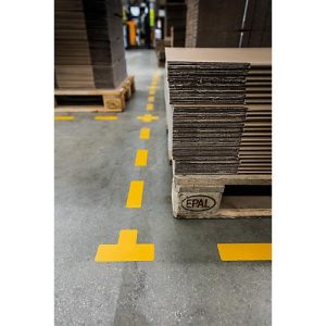 Stellplatz-Markierung Durable, selbstklebend in T-Form, für Böden, 10 Stück Stellplatz-Markierung Durable, selbstklebend in T-Form, für Böden, 10 Stück