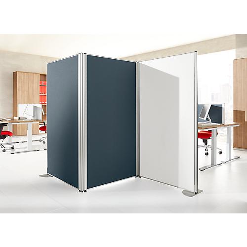 Stellwand Schallschutz System 40, Akustik- & Sichtschutz, B 1000 x H 1200 mm, grau