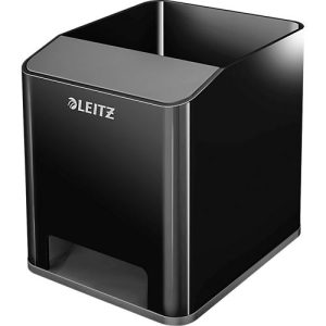 Stiftehalter Leitz WOW Sound, 1 Fach, Smartphone-Fach mit Soundverstärkung, schwarz Stiftehalter Leitz WOW Sound, 1 Fach, Smartphone-Fach mit Soundverstärkung, schwarz