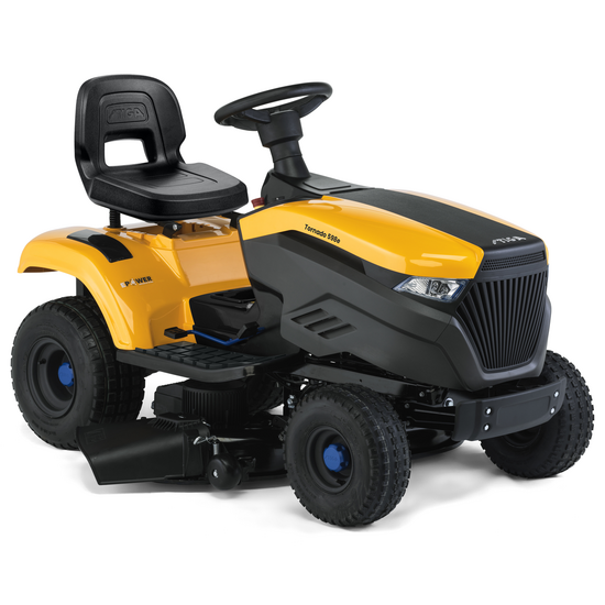 Stiga Tornado 598e - 48V/40Ah - Akku-Rasentraktor - mit Seitenauswurf