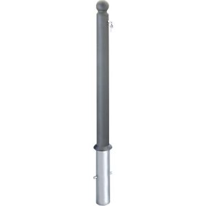 Stilpoller Citytrend, Kugelkopf, heraushebbar, Zylinderschloss, gleichschließend, inkl. Bodenhülse Stilpoller Citytrend, Kugelkopf, heraushebbar, Zylinderschloss, gleichschließend, inkl. Bodenhülse