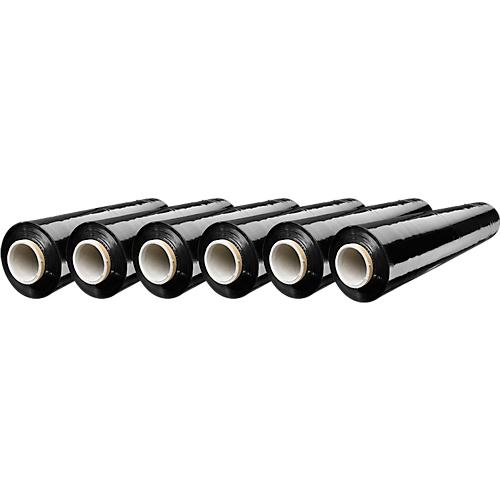 Stretchfolie, 6 Rollen, schwarz