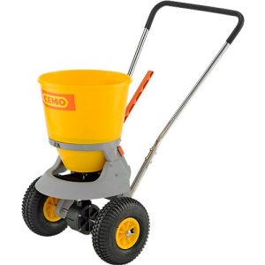 Streuwagen CEMO, Behältervolumen 20 l, Streubreite 1-4 m, Streumenge 6-stufig einstellbar, klappbarer Stützfuß, Schiebegriff höhenverstellbar Streuwagen CEMO, Behältervolumen 20 l, Streubreite 1-4 m, Streumenge 6-stufig einstellbar, klappbarer Stützfuß, Schiebegriff höhenverstellbar