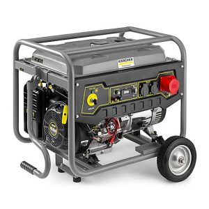 Stromerzeuger Kärcher PGG 8/3, Benzinbetrieb, mobil, 2+7 kW, 25 l, bis 7 h, 76 dB, Spannungsregler, Ölmangel- & Überlastschutz, Elektrostartregler Stromerzeuger Kärcher PGG 8/3, Benzinbetrieb, mobil, 2+7 kW, 25 l, bis 7 h, 76 dB, Spannungsregler, Ölmangel- & Überlastschutz, Elektrostartregler