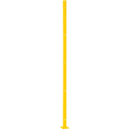 Stütze, für Gitterelemente, Eckstütze, vorgelocht, gelb