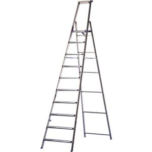 Stufenstehleiter Lila-Serie, 10 Stufen Stufenstehleiter Lila-Serie, 10 Stufen