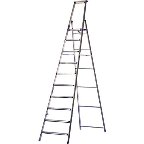 Stufenstehleiter Lila-Serie, 10 Stufen