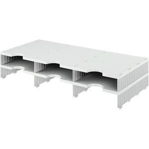 styro® Sortierstation styrodoc Standard, DIN C4, Polysytrol, Anbaueinheit, grau/grau styro® Sortierstation styrodoc Standard, DIN C4, Polysytrol, Anbaueinheit, grau/grau