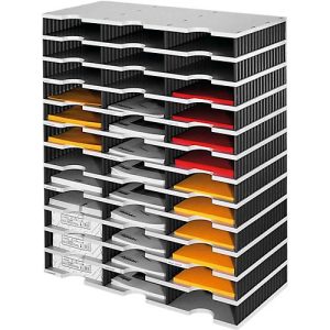 styro® Sortierstation styrodoc Standard SET, DIN C4, 12 Etagen/3-reihig/36 Fächer grau/schwarz styro® Sortierstation styrodoc Standard SET, DIN C4, 12 Etagen/3-reihig/36 Fächer grau/schwarz