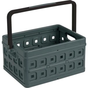 Sunware Klappbox Square, Inhalt 24 Liter, mit Griff, schwarz Sunware Klappbox Square, Inhalt 24 Liter, mit Griff, schwarz