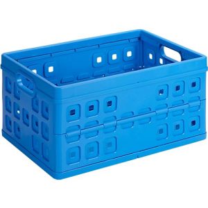 Sunware Square Klappbox, Inhalt 46 Liter, mit Durchfassgriff, blau Sunware Square Klappbox, Inhalt 46 Liter, mit Durchfassgriff, blau