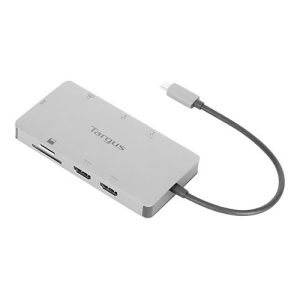 Targus – Dockingstation – USB-C / Thunderbolt 3 – 2 x HDMI – 1GbE Targus – Dockingstation – USB-C / Thunderbolt 3 – 2 x HDMI – 1GbE