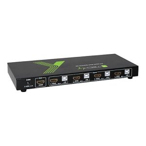 TECHly 4×1 USB HDMI KVM Switch 4Kx2K – KVM-/Audio-/USB-Switch – 4 Anschlüsse TECHly 4×1 USB HDMI KVM Switch 4Kx2K – KVM-/Audio-/USB-Switch – 4 Anschlüsse