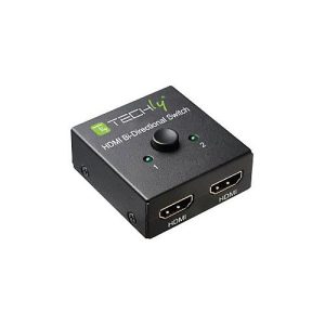 TECHly – Video/Audio-Schalter – 2 Anschlüsse TECHly – Video/Audio-Schalter – 2 Anschlüsse