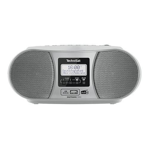 TechniSat DigitRadio 1990 - Ghettoblaster - Silber