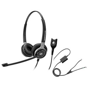 Telefon-Headset Sennheiser SC 660, kabelgebunden, binaural, HD, Ohrpolster, + Adapter CEHS-AV04 Telefon-Headset Sennheiser SC 660, kabelgebunden, binaural, HD, Ohrpolster, + Adapter CEHS-AV04