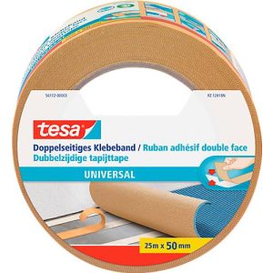 tesa® Doppelseitiges Klebeband Universal, 25 m x 50 mm, weiß, 6 Rollen tesa® Doppelseitiges Klebeband Universal, 25 m x 50 mm, weiß, 6 Rollen