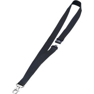 Textilband Durable ECO, für Ausweishalter/Namensschilder, Karabinerhaken, Sicherheitsverschluss, L 440 x B 20 mm, Textil aus Bambusfasern, schwarz, 10 Stück Textilband Durable ECO, für Ausweishalter/Namensschilder, Karabinerhaken, Sicherheitsverschluss, L 440 x B 20 mm, Textil aus Bambusfasern, schwarz, 10 Stück