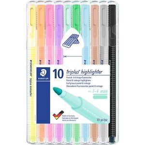 Textmarker Staedtler triplus textsurfer, Strichbreite 1-4 mm, schnelltrocknend, 10er-Set Textmarker Staedtler triplus textsurfer, Strichbreite 1-4 mm, schnelltrocknend, 10er-Set