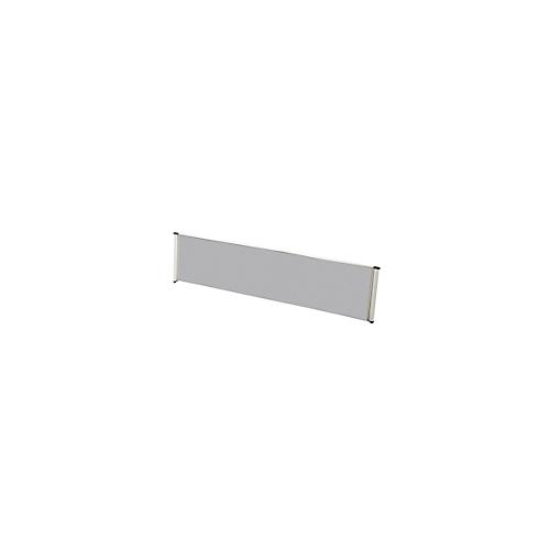 Tisch-Trennwand Aluna, 1000 x 400 mm, grau