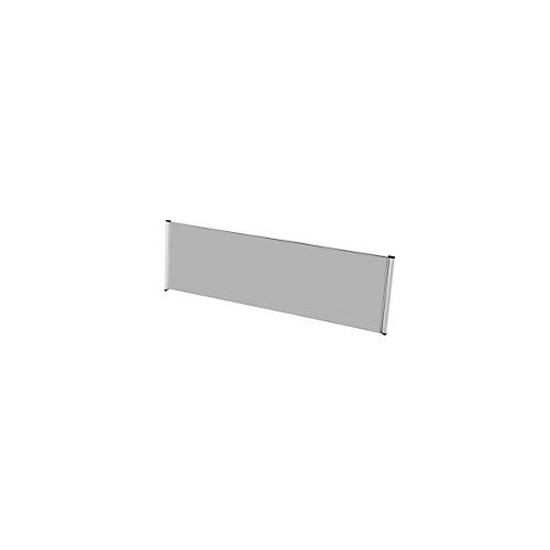 Tisch-Trennwand Aluna, 1200 x 600 mm, grau