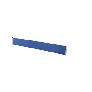 Tisch-Trennwand Aluna, 2000 x 400 mm, blau Tisch-Trennwand Aluna, 2000 x 400 mm, blau