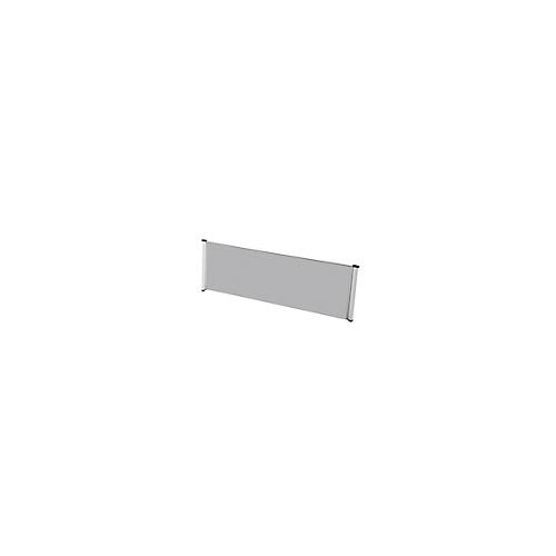 Tisch-Trennwand Aluna, 800 x 400 mm, grau