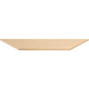 Tischplatte, Trapez, B 1600 x T 800 x H 25 mm, Ahorn-Dekor Tischplatte, Trapez, B 1600 x T 800 x H 25 mm, Ahorn-Dekor