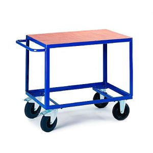 Tischwagen 1 Ladefläche, 1000 x 700 mm, Tragkraft 500 kg, für Produktion und Werkstatt Tischwagen 1 Ladefläche, 1000 x 700 mm, Tragkraft 500 kg, für Produktion und Werkstatt
